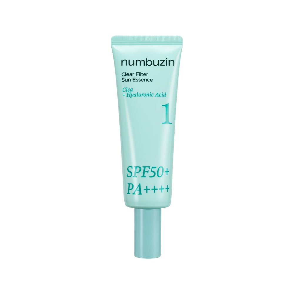 numbuzin numbuzin No.1 Clear Filter Sun Essence SPF50+ PA++++ 50ml - hydrating - front bottle shot