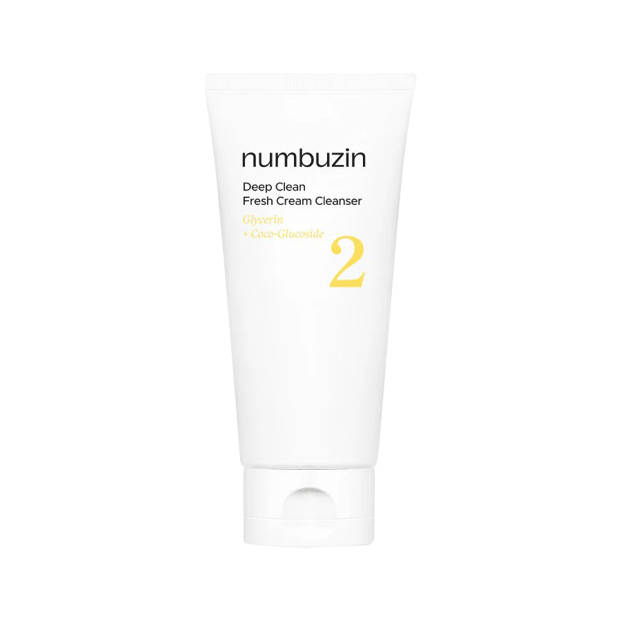 numbuzin numbuzin No. 2 Deep Clean Fresh Cream Cleansing Foam 120ml - hydrating - front bottle shot