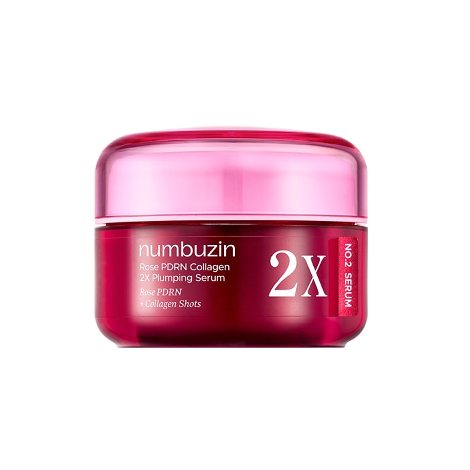 numbuzin numbuzin No.2 Rose PDRN Collagen 2X Plumping Serum 30ml - hydrating - front bottle shot