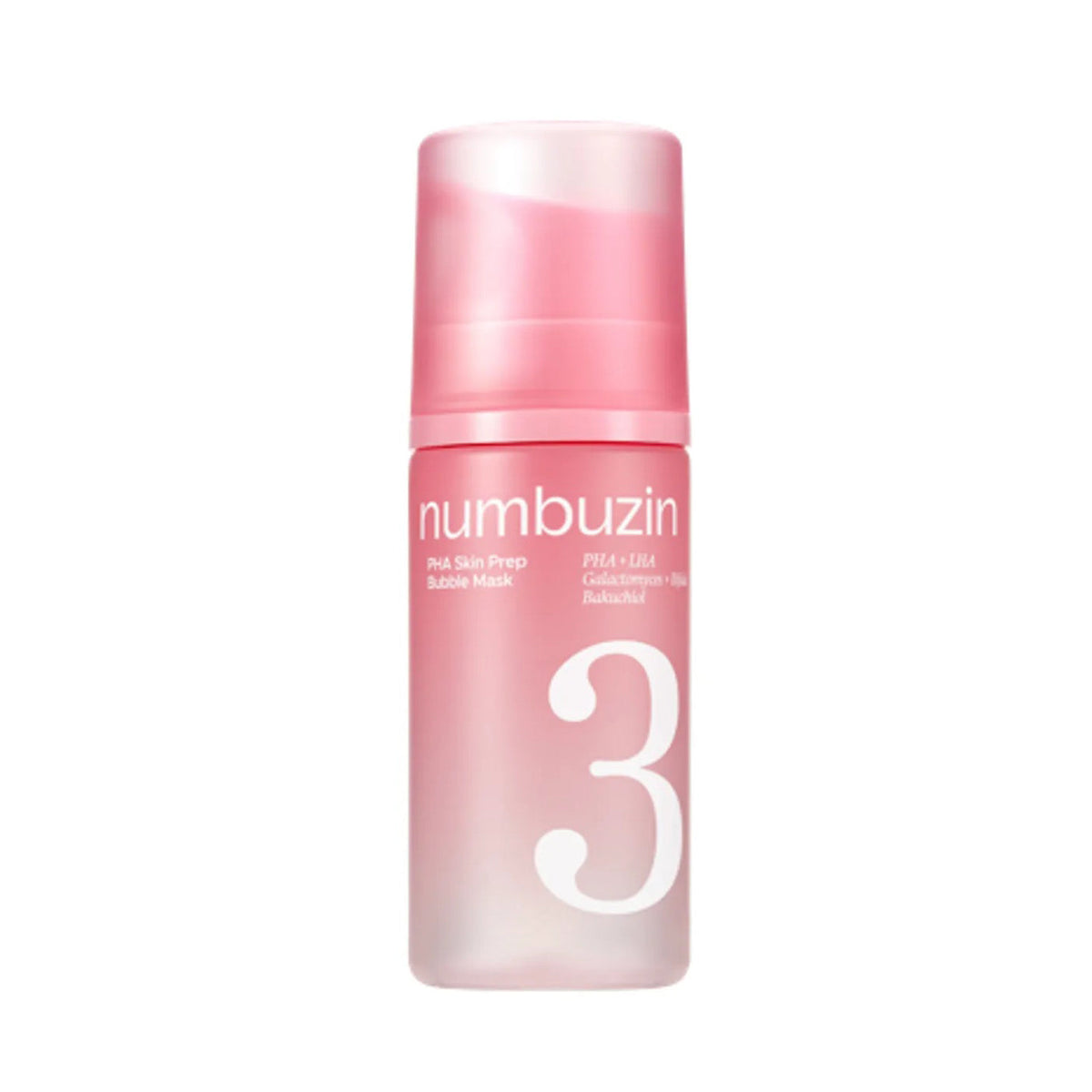 numbuzin numbuzin No.3 PHA Skin Smoothing Makeup Ready Bubble Pack 90ml - hydrating - front bottle shot