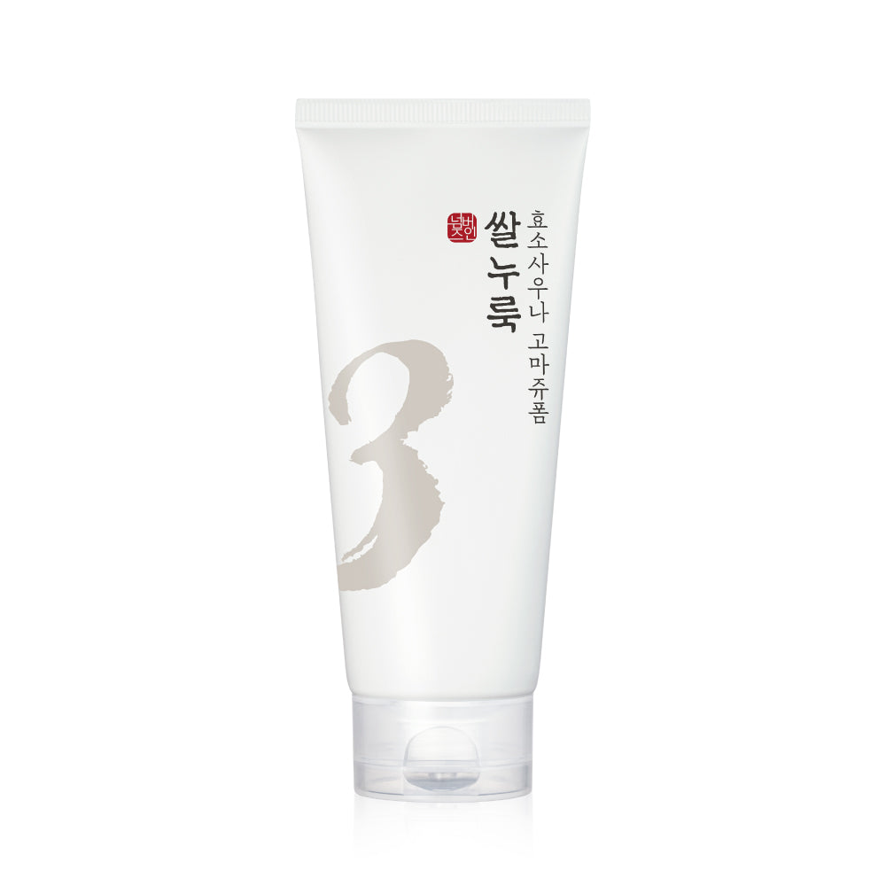 numbuzin numbuzin No.3 Rice Enzyme Skin Softening Cleansing Foam 170ml - hydrating - front bottle shot