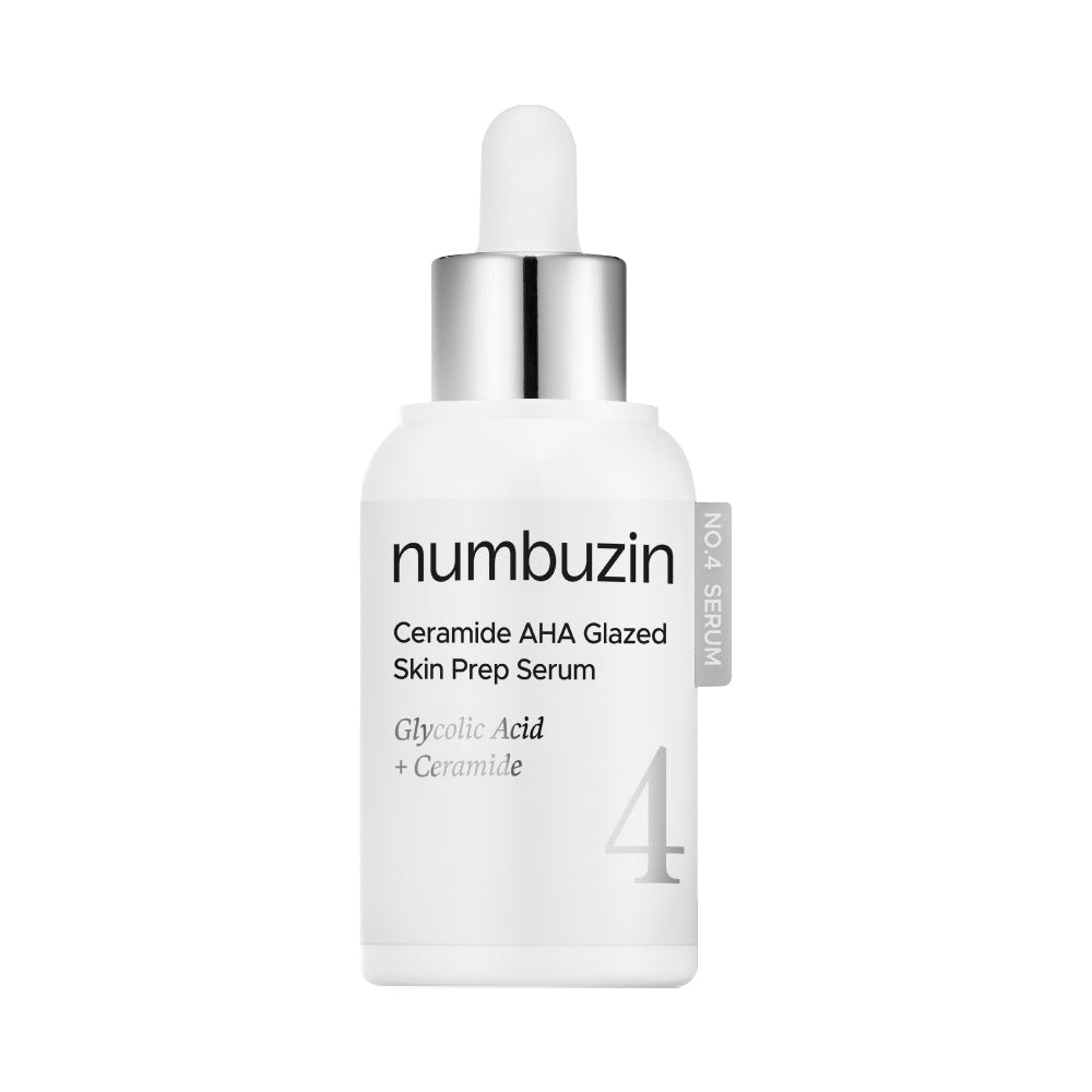 numbuzin numbuzin No. 4 Ceramide AHA Skin Prep Serum 30ml - hydrating - front bottle shot