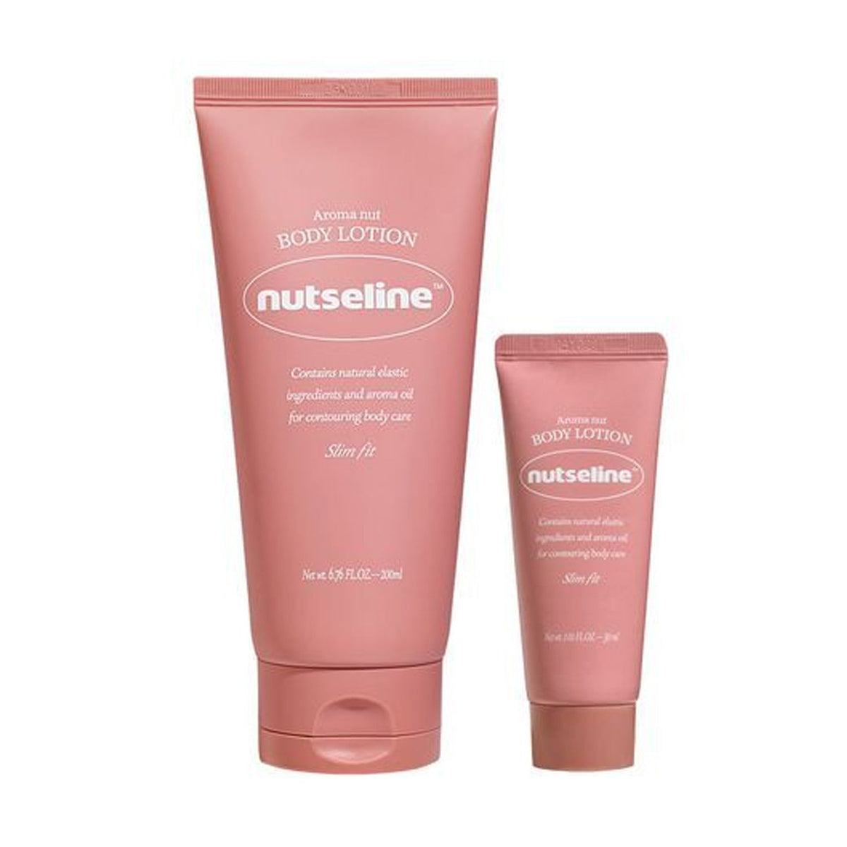 nutseline nutseline Aroma Nut Slim Fit Body Lotion 200ml Set (+Body Lotion 30ml) - exfoliating - front bottle shot