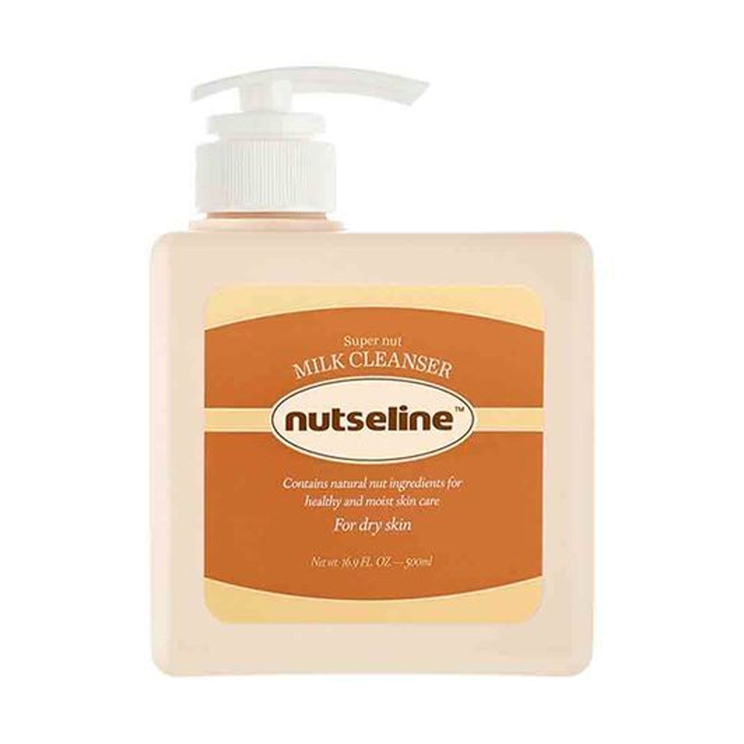 nutseline nutseline Super Nut Milk Cleanser 500ml - hydrating - front bottle shot