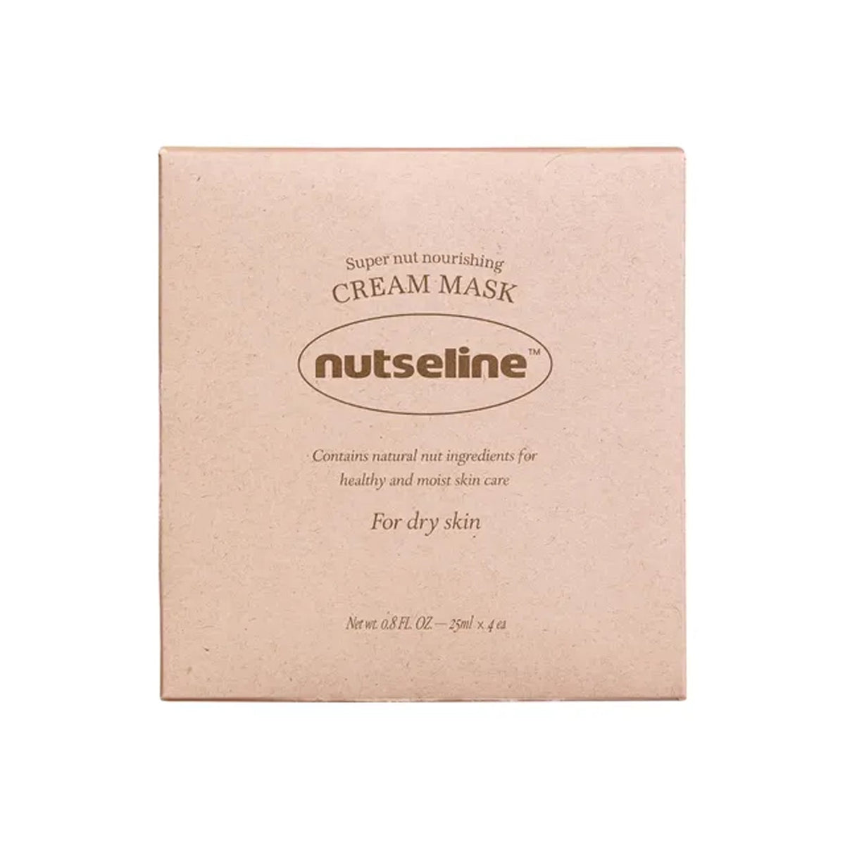 nutseline nutseline Super Nut Nourishing Cream Mask 4 sheets - hydrating - front bottle shot