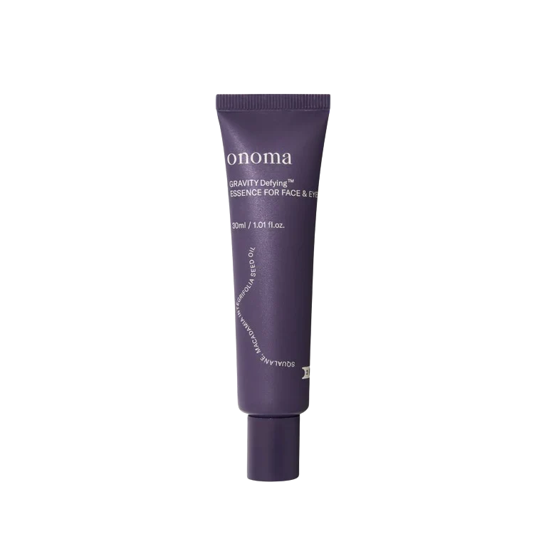 onoma onoma Gravity Defying Essence for Face and Eyes 30ml - hydrating - front bottle shot
