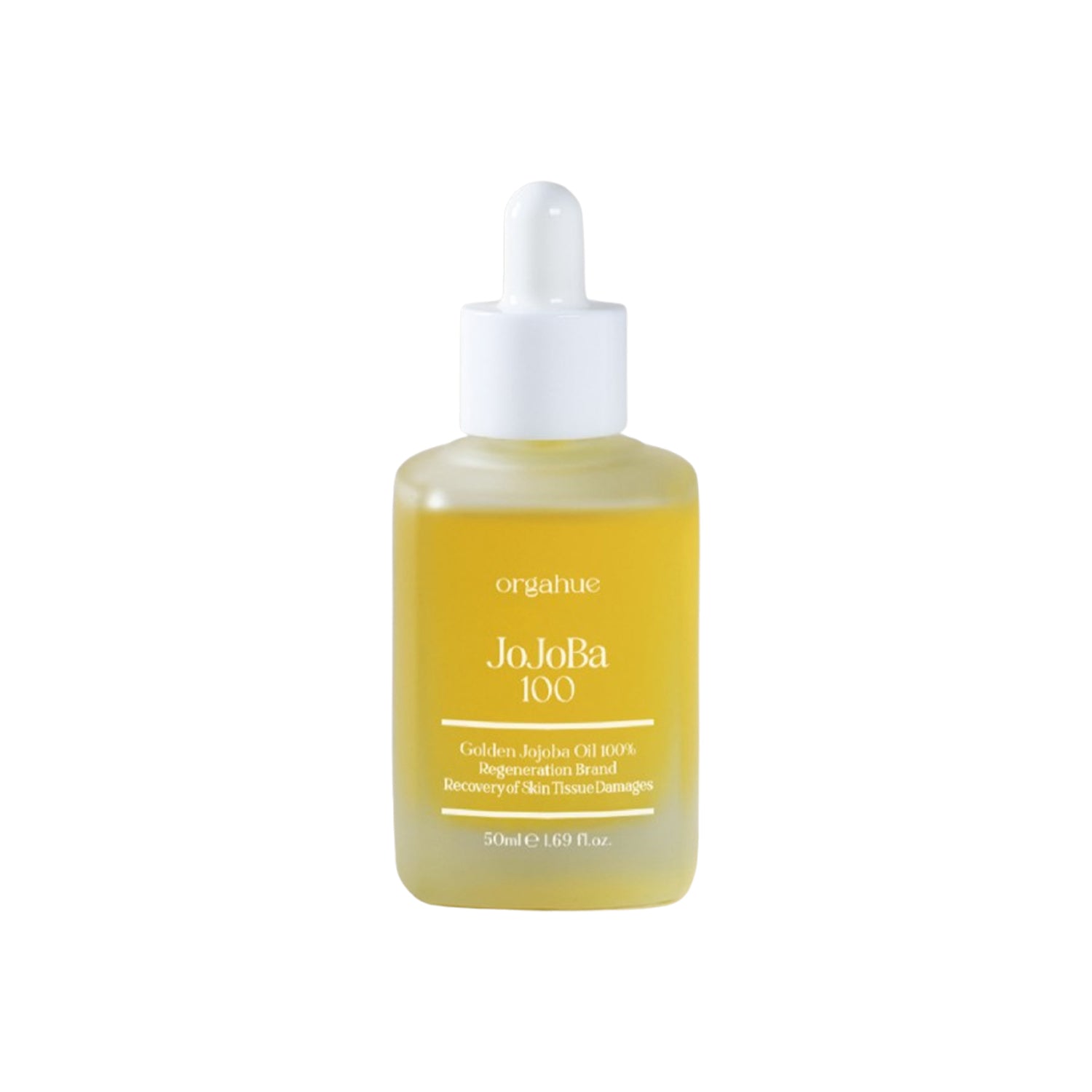 orgahue orgahue Golden Jojoba Oil 100% 50ml - anti-aging - front bottle shot