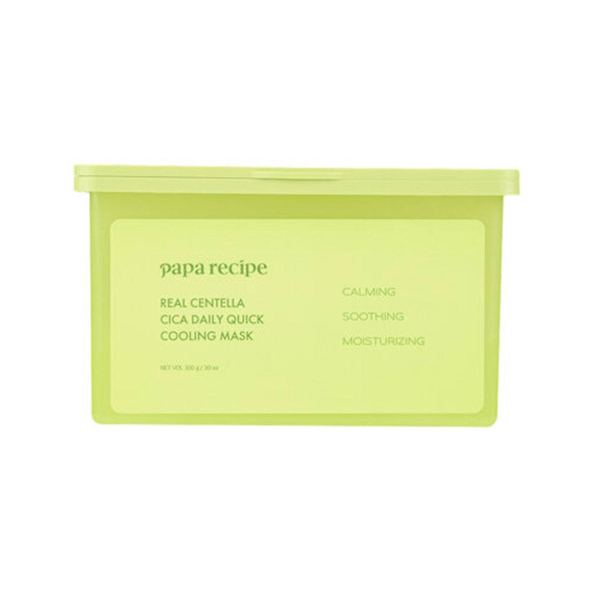 papa recipe papa recipe Real Centella Cica Daily Quick Cooling Mask 30ea - soothing - front bottle shot