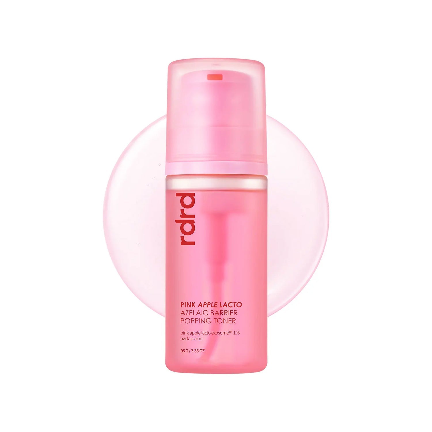 rdrd rdrd Pink Apple Lacto Azelaic Barrier Popping Toner 95g - hydrating - front bottle shot