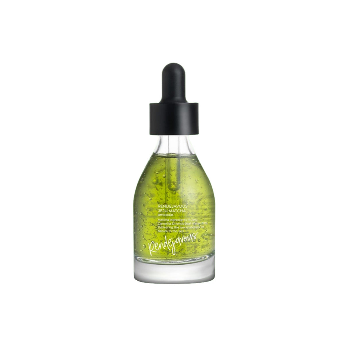 rendejavous rendejavous Jeju Matcha Ampoule 30ml - soothing - front bottle shot