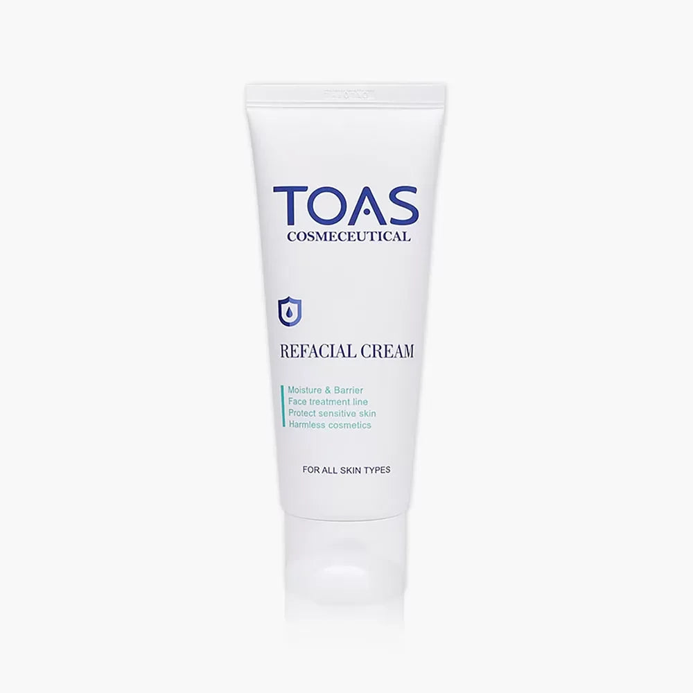 TOAS TOAS Refacial cream 100g - hydrating - front bottle shot