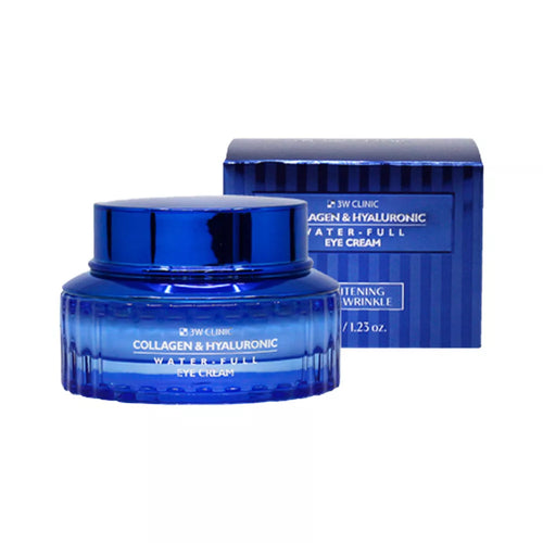 3W CLINIC 3W CLINIC Collagen & Hyaluronic Water-Full Eye Cream 35g - hydrating - front bottle shot