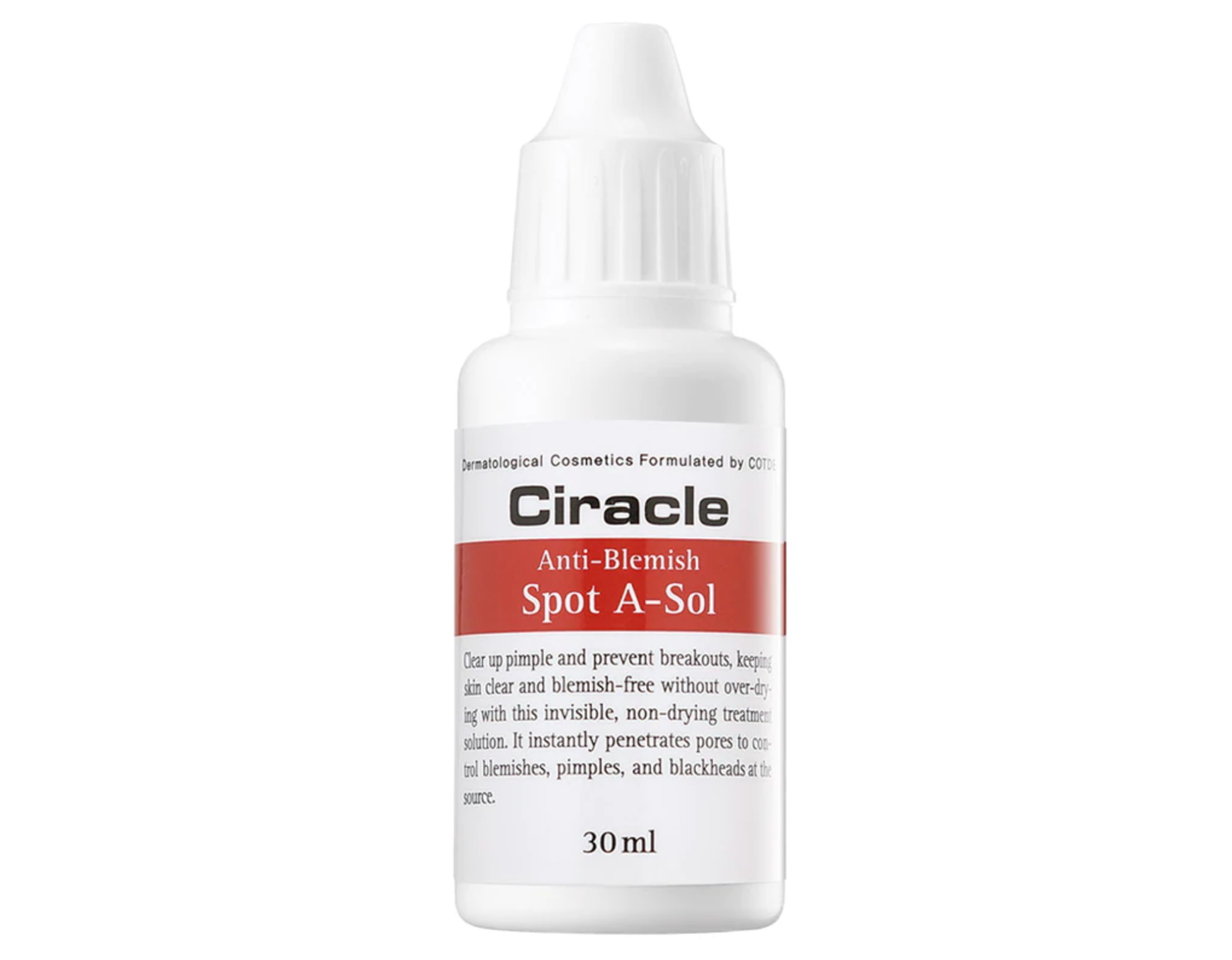 Ciracle Ciracle Anti-Blemish Spot A-Sol 30ml - acne care - front bottle shot