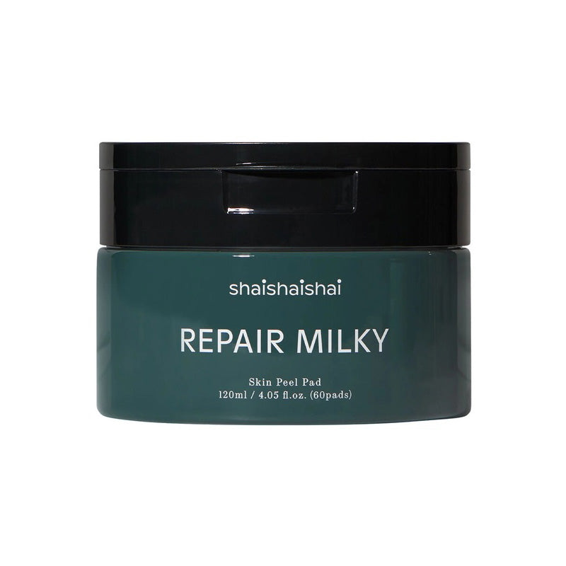 shaishaishai shaishaishai Repair Milky Skin Peel Pad 120ml 60pads - hydrating - front bottle shot