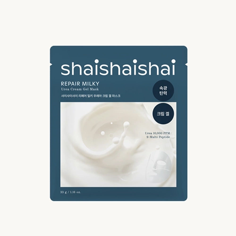 shaishaishai shaishaishai Repair Milky Urea Cream Gel Mask (33g x 4 Sheets) - hydrating - front bottle shot