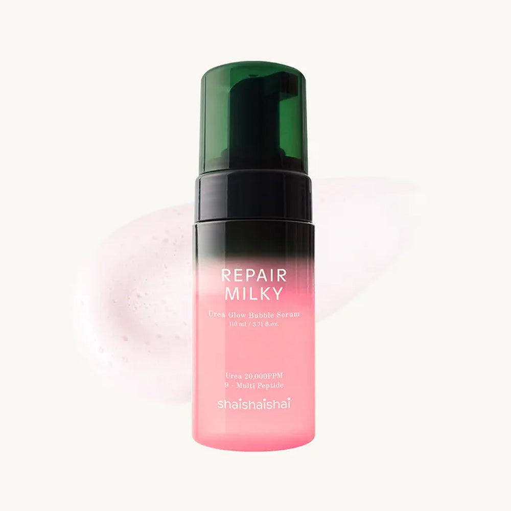 shaishaishai shaishaishai Repair Milky Urea Glow Bubble Serum 110ml - hydrating - front bottle shot