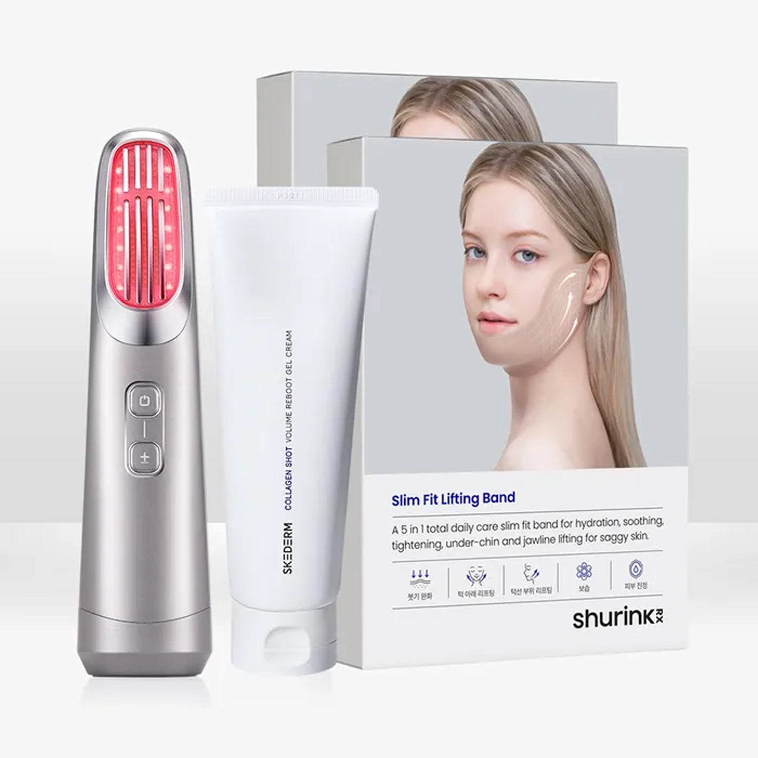 shurink RX shurink RX Volium Silver Basic Set - soothing - front bottle shot