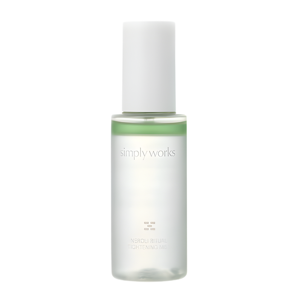simply works simply works Neroli Ritual Tightening Mist 80ml - hydrating - front bottle shot