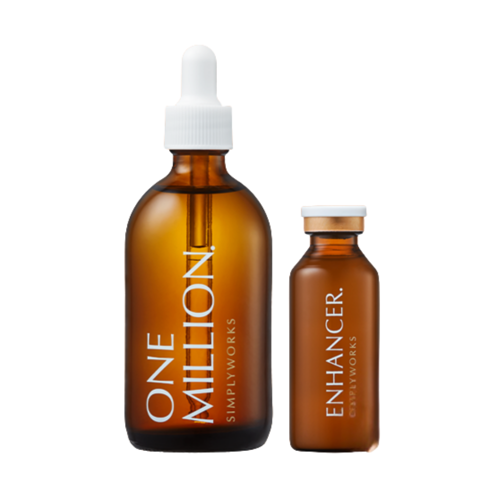 simply works simply works One Million Tone-Up Serum Duo — Step 2 Tone-Up Enhancer 30ml - hydrating - front bottle shot