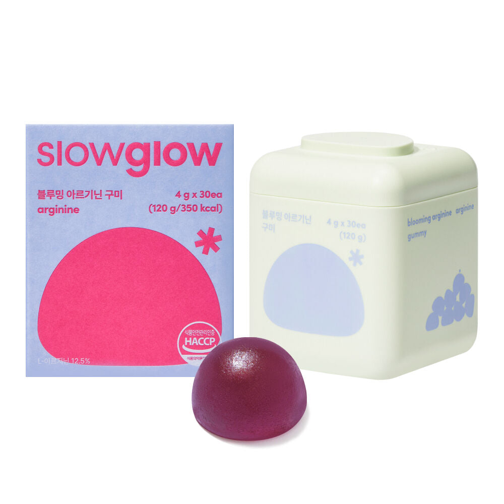 slowglow slowglow Blooming Arginine Gummy 4g x 30ea - daily care - front bottle shot