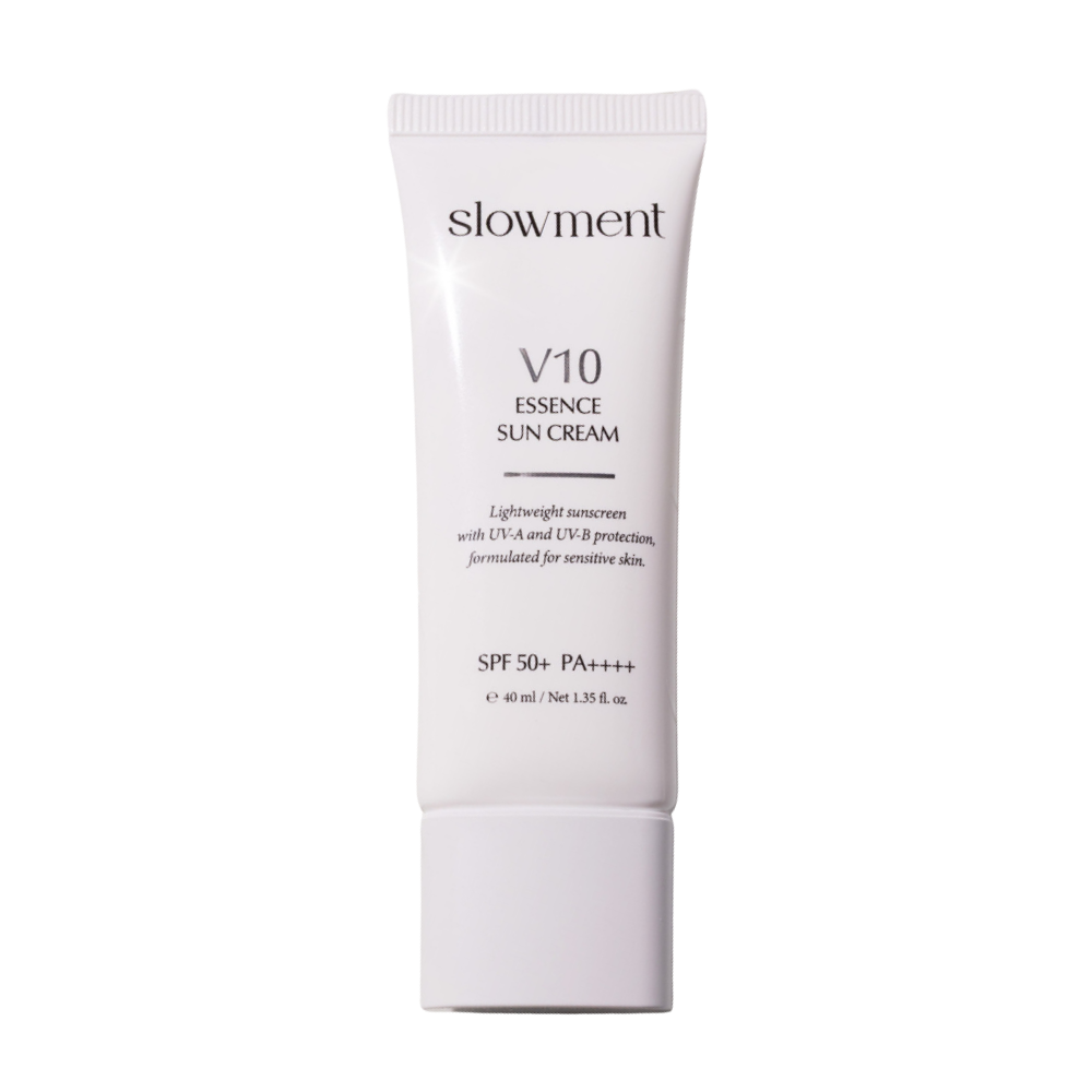 slowment slowment V10 Essence Sun Cream 40ml - hydrating - front bottle shot