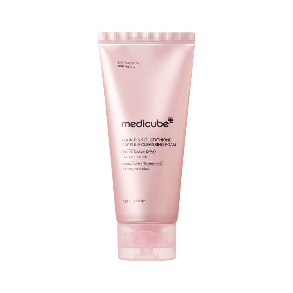 MEDICUBE MEDICUBE PDRN Pink Niacinamide Whip Cleanser 120ml - hydrating - front bottle shot