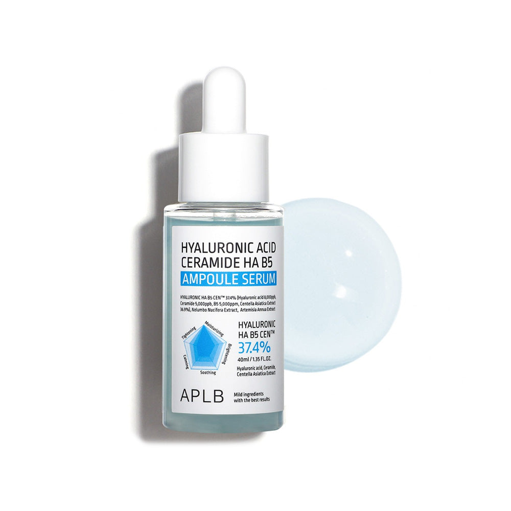 APLB APLB Hyaluronic Acid Ceramide HA B5 Ampoule Serum 40ml - hydrating - front bottle shot