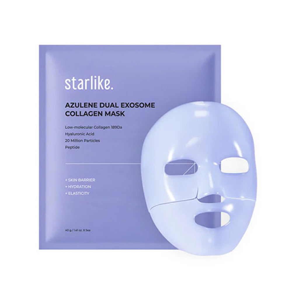 starlike starlike Azulene Dual Exosome Collagen Mask 5ea - hydrating - front bottle shot