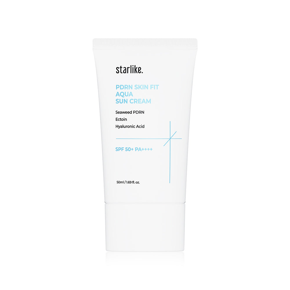starlike starlike PDRN Skin Fit Aqua Sun Cream 50ml - hydrating - front bottle shot