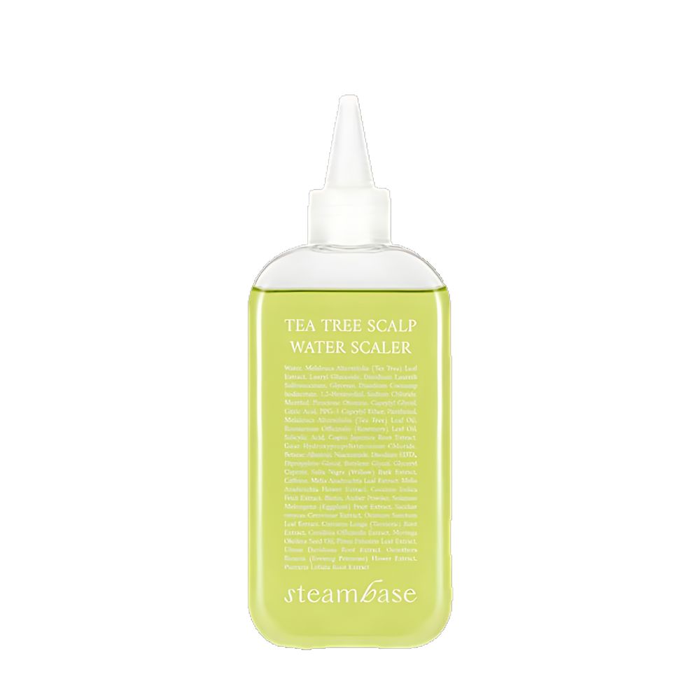 steambase steambase Tea Tree Scalp Water Scaler 250ml (Hair Loss Care) - nourishing - front bottle shot