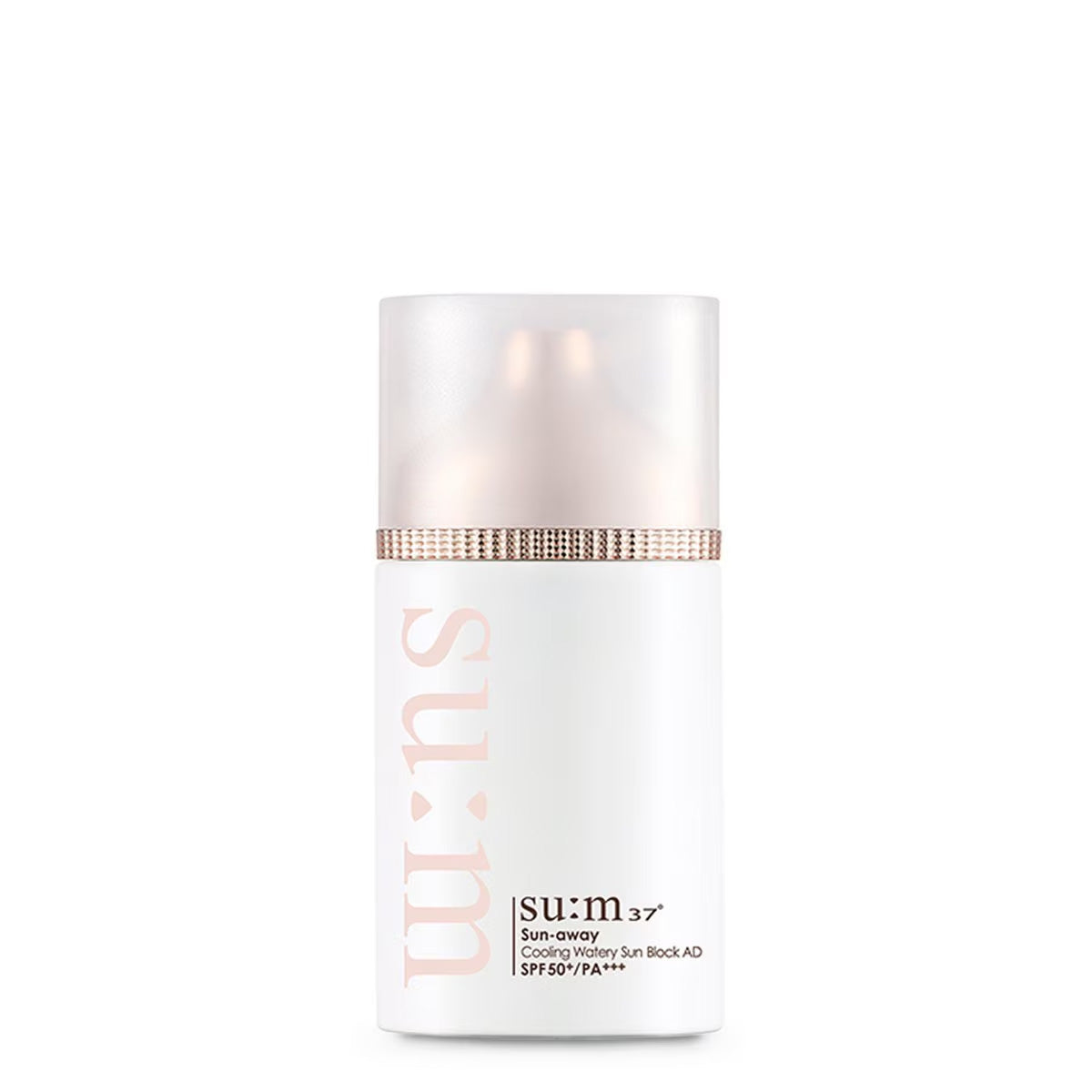 su:m37 su:m37 Sun-Away Cooling Watery Sun Block AD SPF50+ PA+++ 50ml - hydrating - front bottle shot
