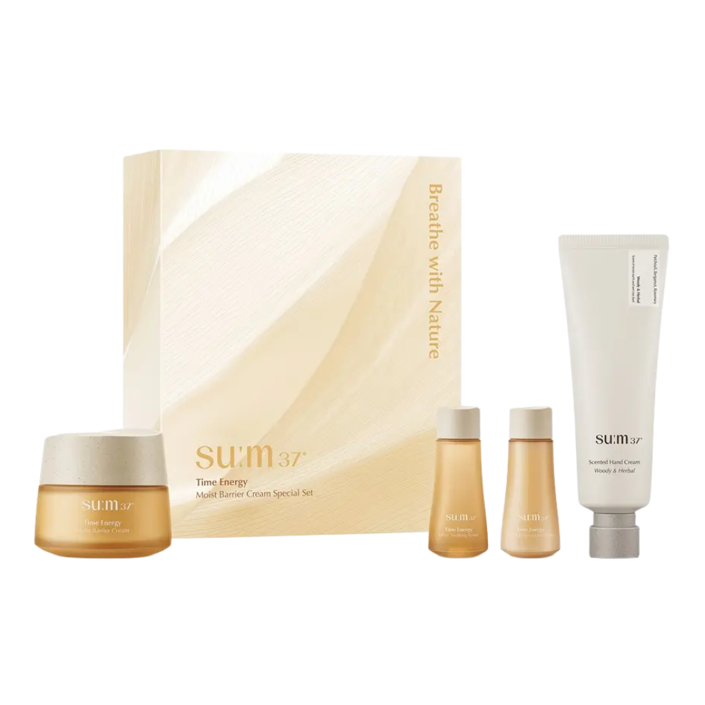 su:m37 su:m37 Time Energy Moist Barrier Cream 80ml Set - hydrating - front bottle shot