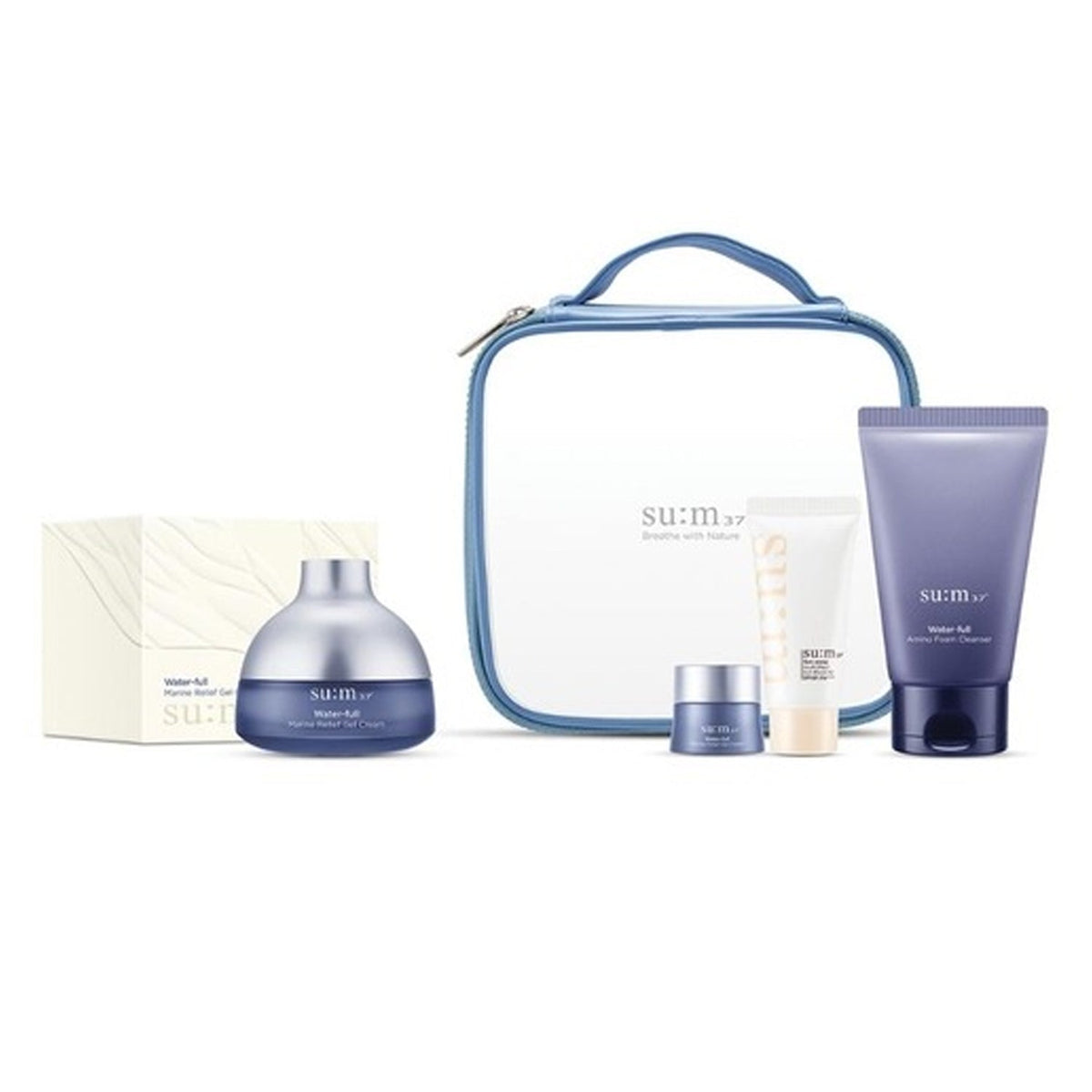 su:m37 su:m37 Water-Full Gel Cream Set - hydrating - front bottle shot