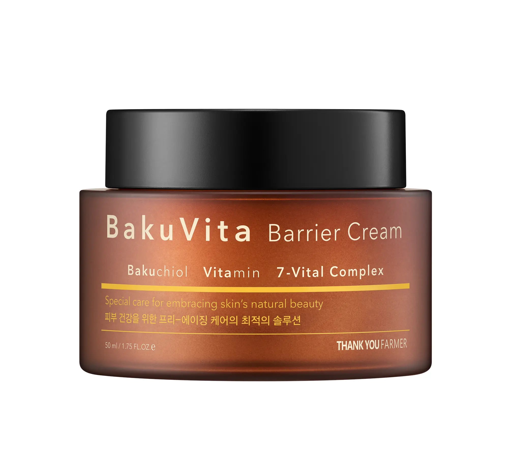 THANK YOU FARMER THANK YOU FARMER BaKuVita Barrier Cream 50ml - hydrating - front bottle shot