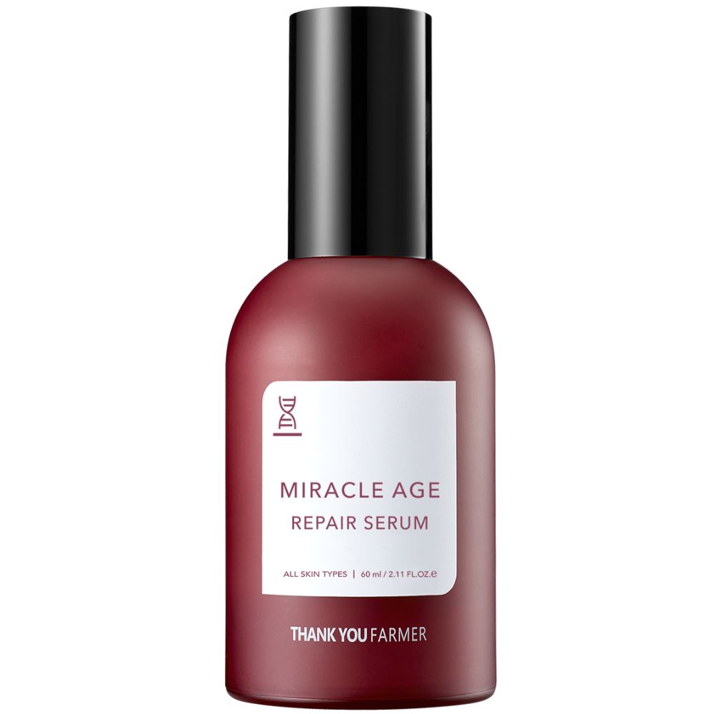 THANK YOU FARMER THANK YOU FARMER Miracle Age Repair Serum 60ml - hydrating - front bottle shot