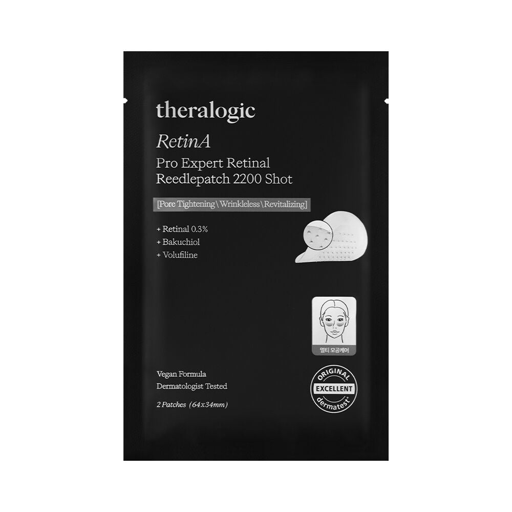 theralogic theralogic RetinA Pro Expert Retinal Reedlepatch 2200 Shot 2ea - pore care - front bottle shot