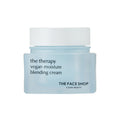THE FACE SHOP THE FACE SHOP The Therapy Vegan Moisture Blending Cream 60ml - hydrating - front bottle shot