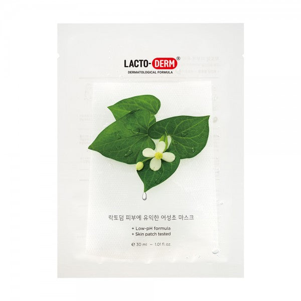 Lactoderm Lactoderm Beneficial Heartleaf Mask 30ml 4ea - hydrating - front bottle shot