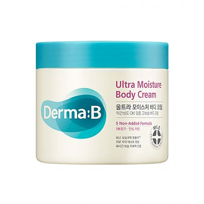 Derma:B Derma:B Ultra Moisture Body Cream 430ml - hydrating - front bottle shot