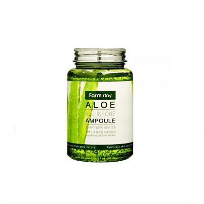 Farmstay Farmstay Aloe All-In One Ampoule 250ml - hydrating - front bottle shot