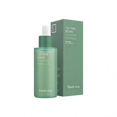 Farmstay Farmstay Tea Tree Biome Calming Ampoule - soothing - front bottle shot