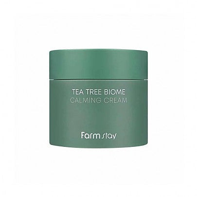 Farmstay Farmstay Tea Tree Biome Calming Cream 80ml - hydrating - front bottle shot