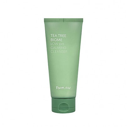 Farmstay Farmstay Tea Tree Biome Low PH Calming Cleanser - hydrating - front bottle shot