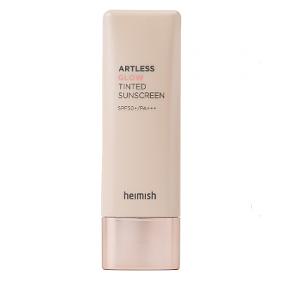 Heimish heimish Artless Glow Tinted Sunscreen Shine Beige SPF50+ PA+++ 40ml - brightening - front bottle shot