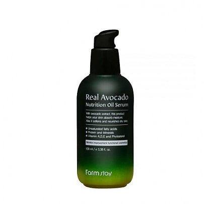 Farmstay Farmstay Real Avocado Nutrition Oil Serum 100ml - hydrating - front bottle shot