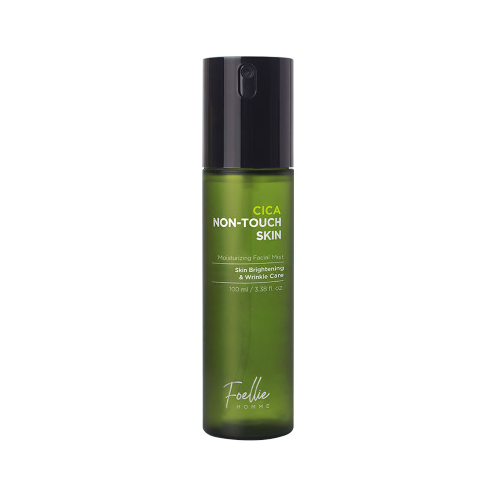 Foellie Foellie Homme Cica Non-Touch Skin 100ml - soothing - front bottle shot