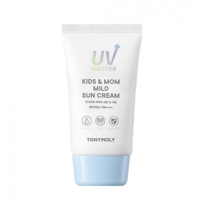 TONYMOLY TONYMOLY UV Master Kids & Mom Mild Sun Cream SPF50+ PA++++ 45ml - sun protection - front bottle shot