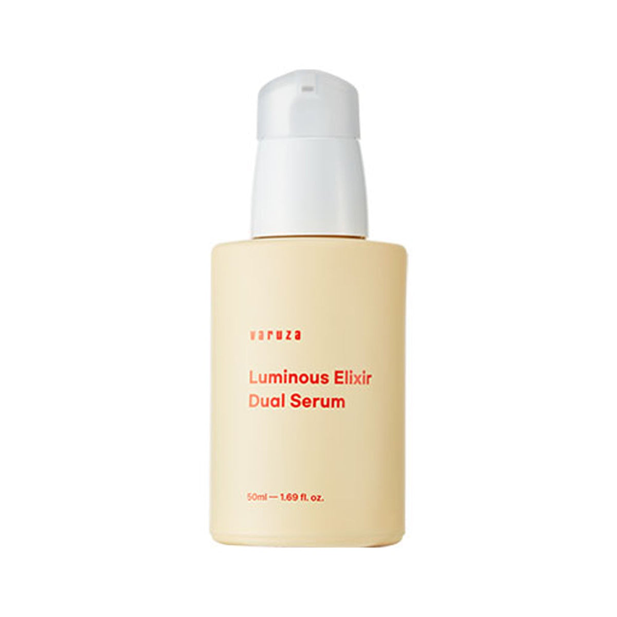 varuza varuza Luminous Elixir Dual Serum 50ml - hydrating - front bottle shot