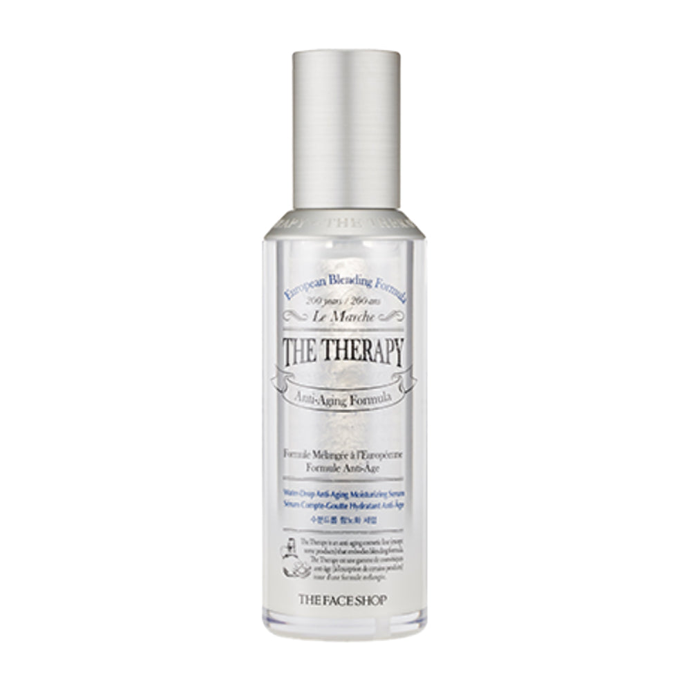 THE FACE SHOP THE FACE SHOP The Therapy Water-Drop Anti-Aging Moisturizing Serum 45ml - hydrating - front bottle shot