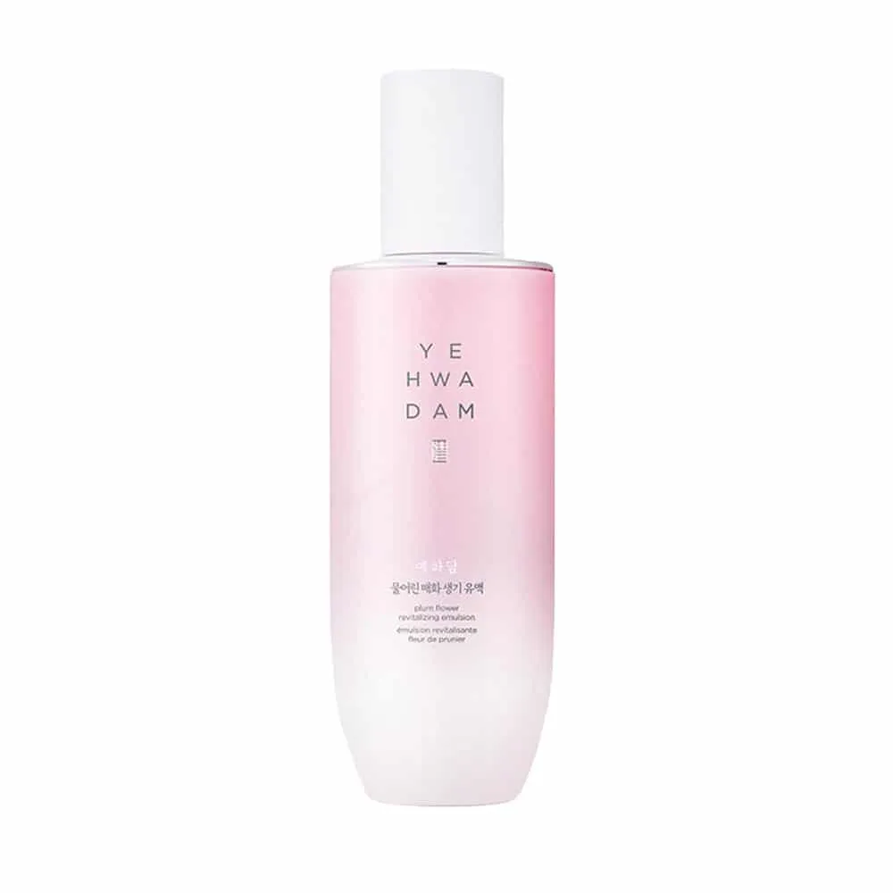 THE FACE SHOP THE FACE SHOP Yehwadam Plum Flower Revitalizing Emulsion 140ml - hydrating - front bottle shot